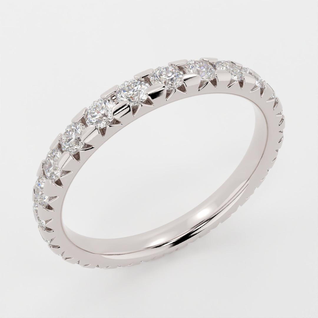 Barry-0.50 CTW Round Full Eternity Wedding Band