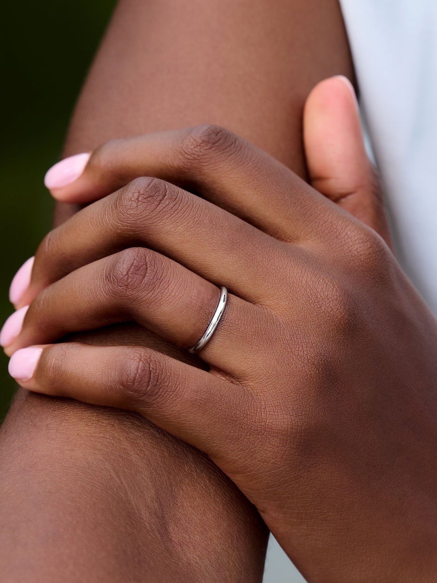 Mercedes-0.40 CTW Plain Full Eternity Wedding Band