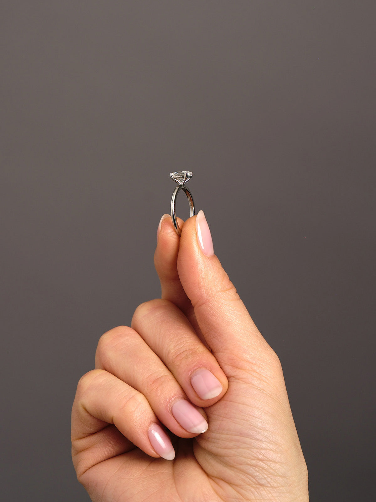 Leroy- 1.0 CT Oval Solitaire Moissanite Ring