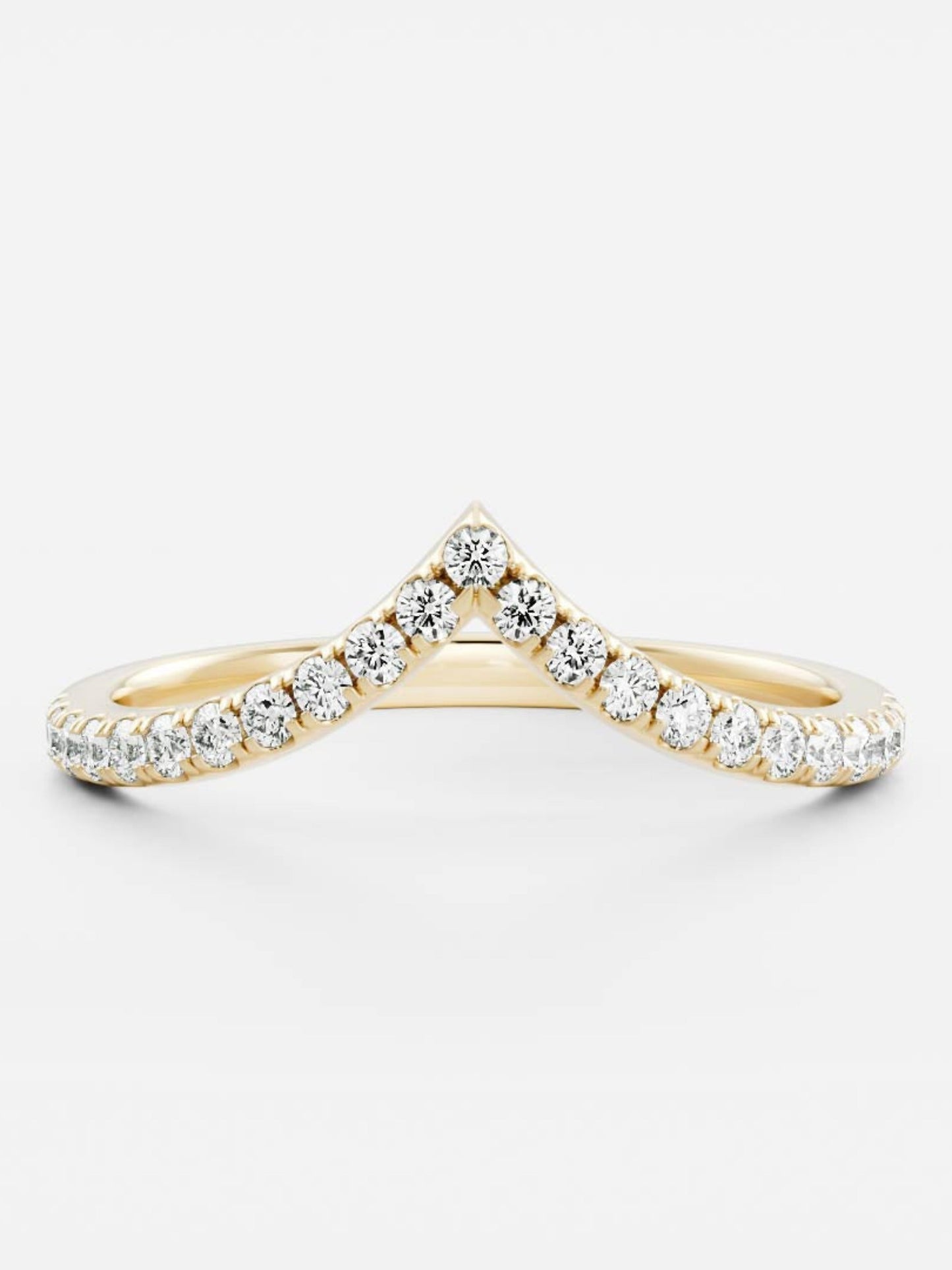 Blake-0.60 CTW Round Curved Wedding Band