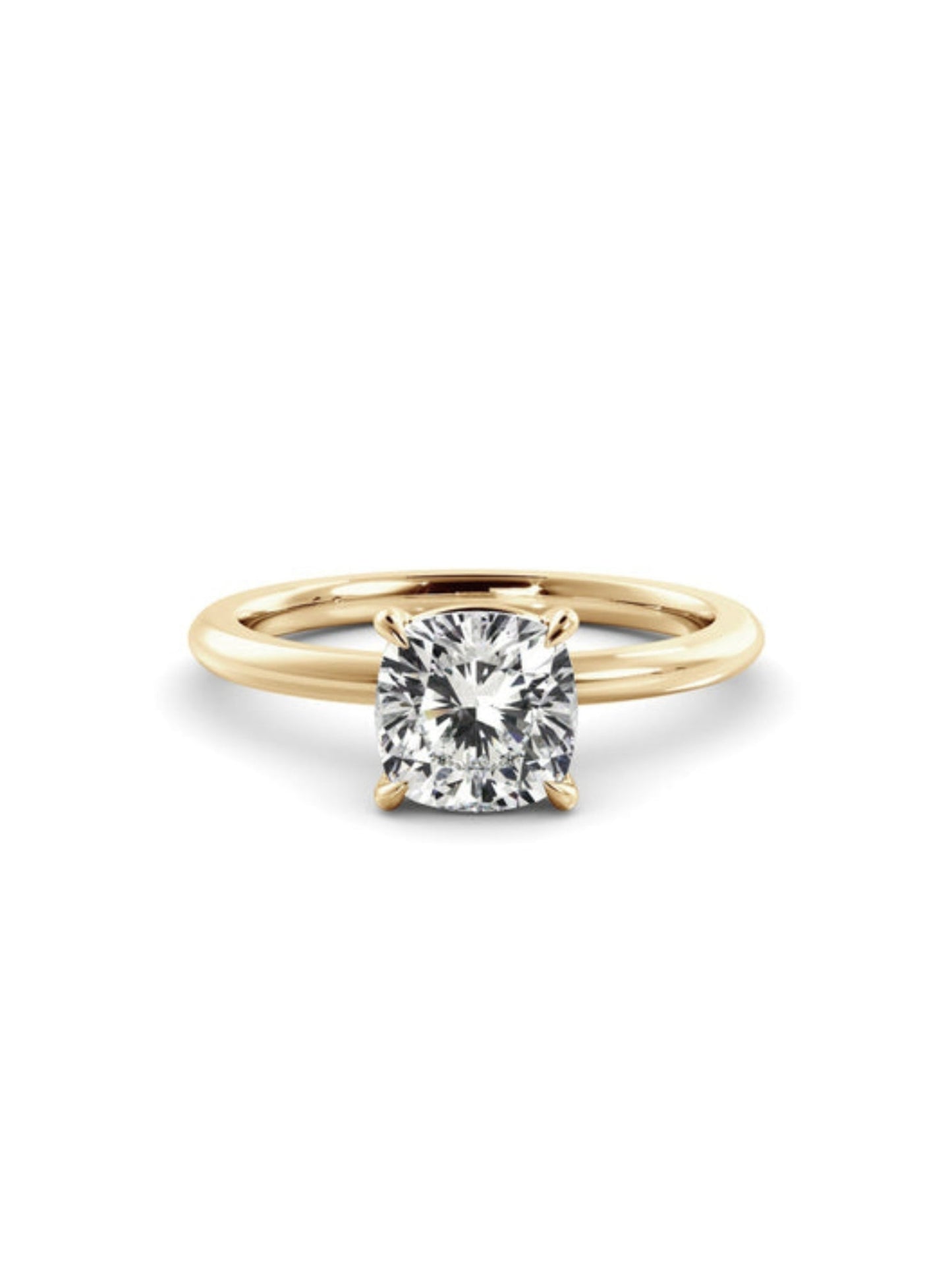 Willie- 2.0 CT Cushion Solitaire Moissanite Ring
