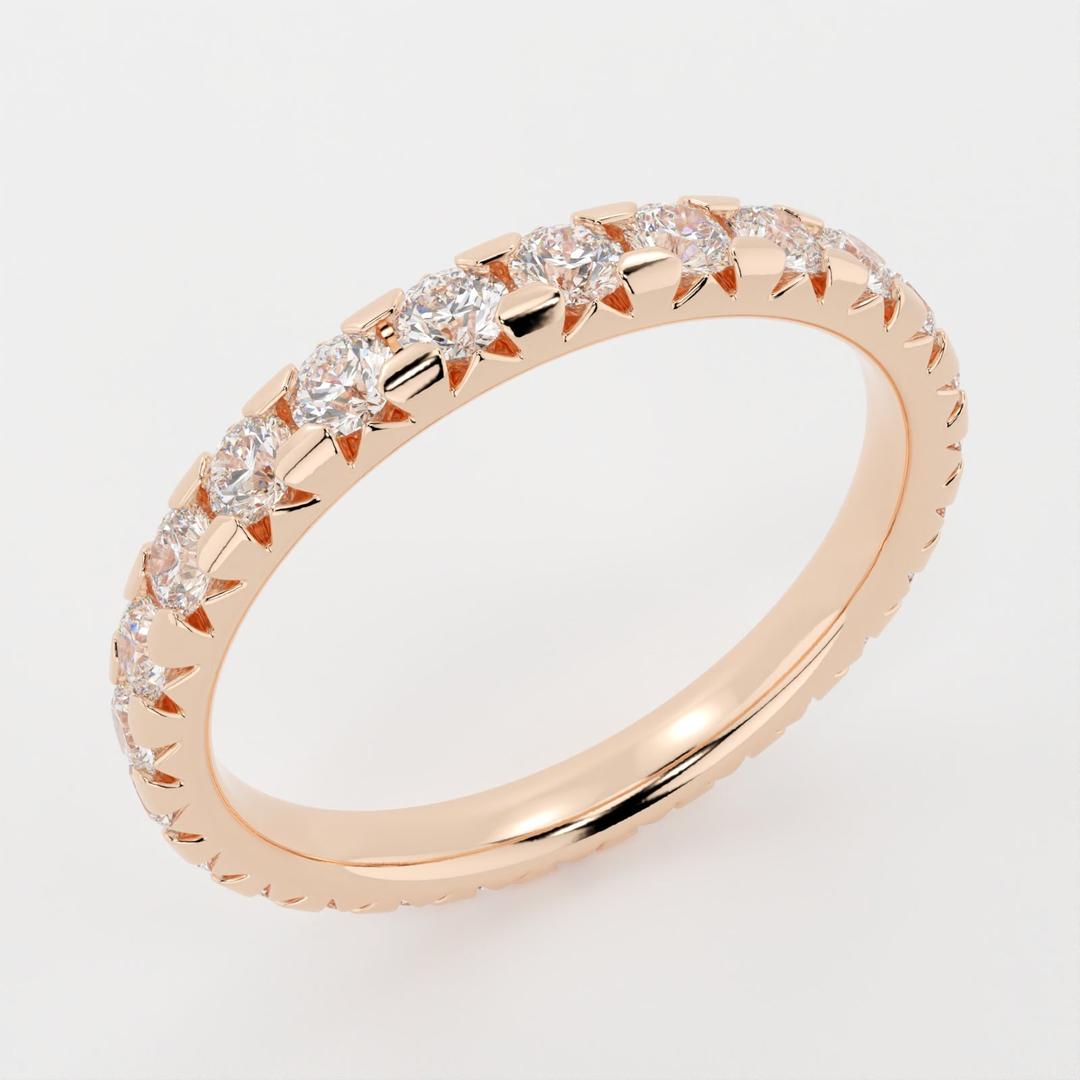 Barry-0.50 CTW Round Full Eternity Wedding Band