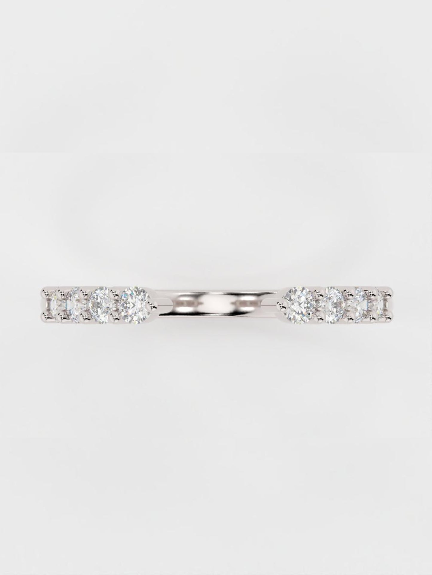 Laverne-0.30 CTW Round Open Wedding Band