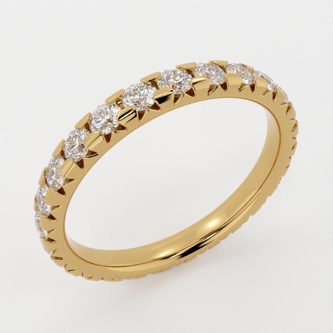 Barry-0.50 CTW Round Full Eternity Wedding Band