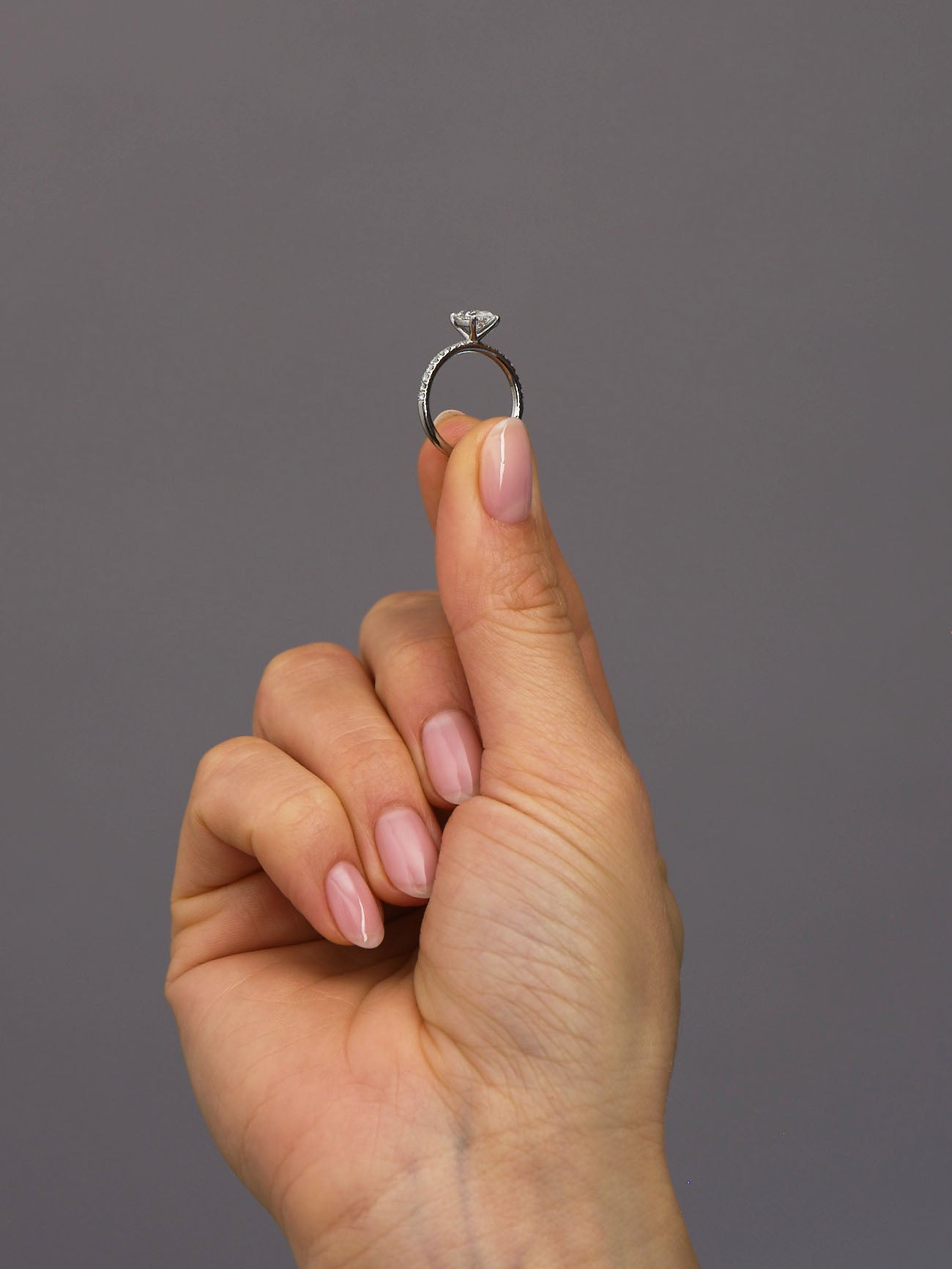 Marion- 1.0 CT Oval Pave Moissanite Ring