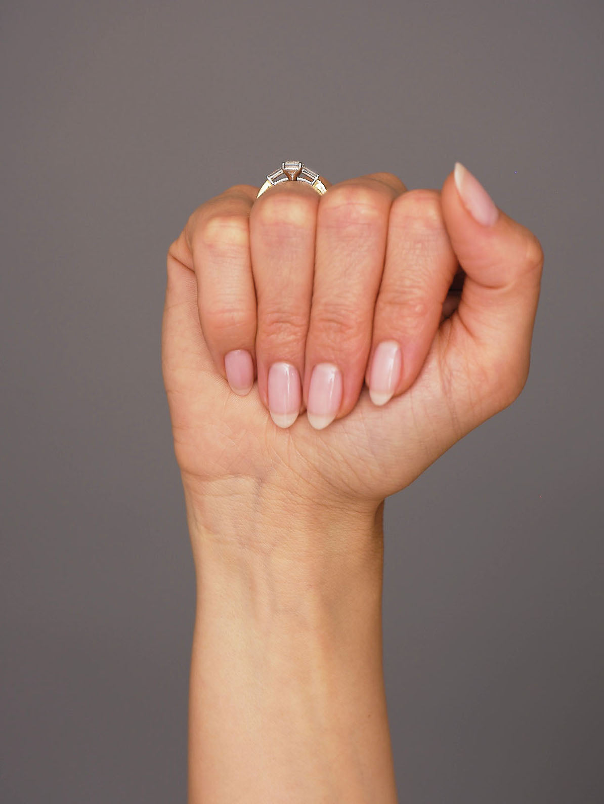 Kaleb- 1.20 CT Emerald Three Stone Style Moissanite Ring