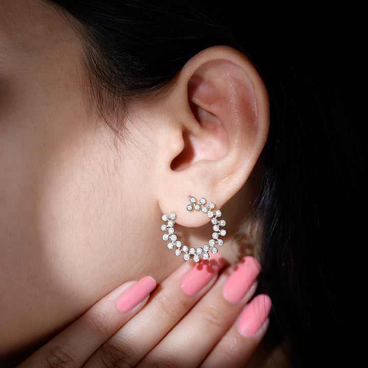 Genevieve- 1.75 TCW Round Vintage Moissanite Earrings