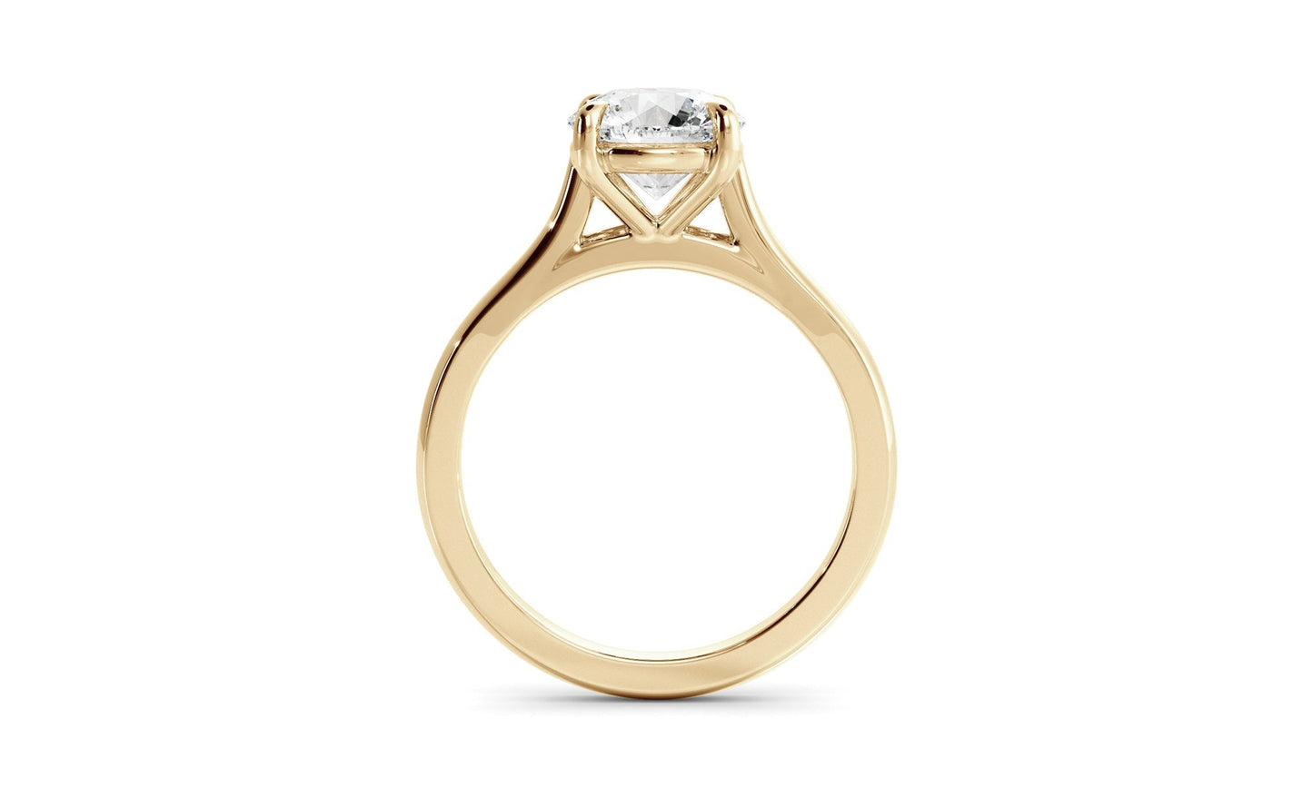 Lawrence- 1.20 CT Round Solitaire Moissanite Ring