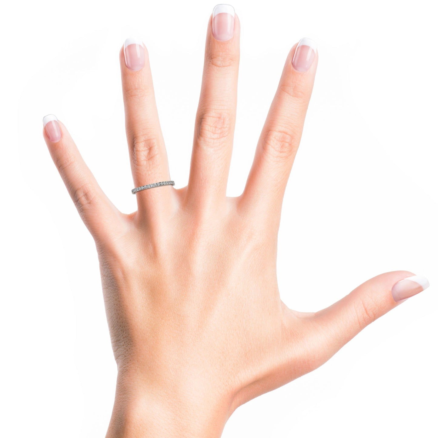 Lane-0.45 CTW Round Full Eternity Wedding Band