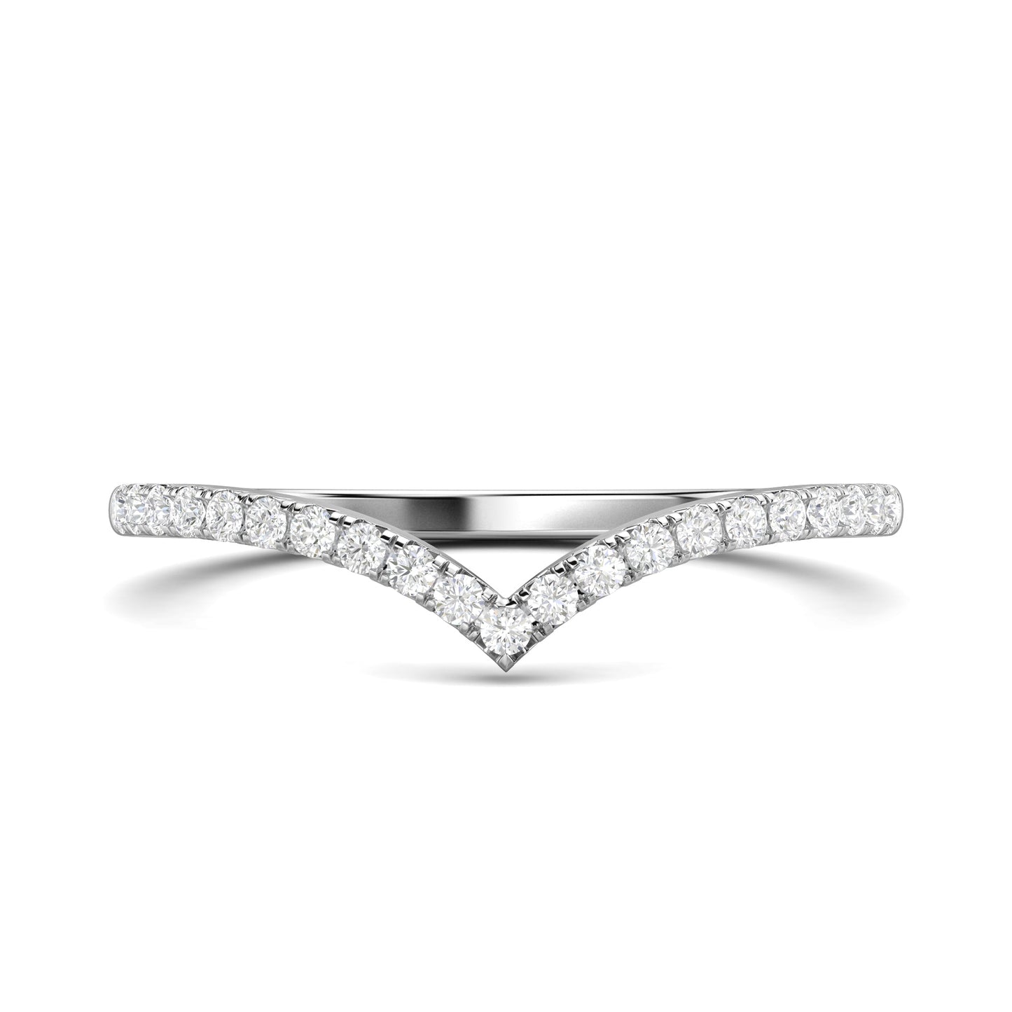 Otto-0.20 CTW Round Curved Wedding Band