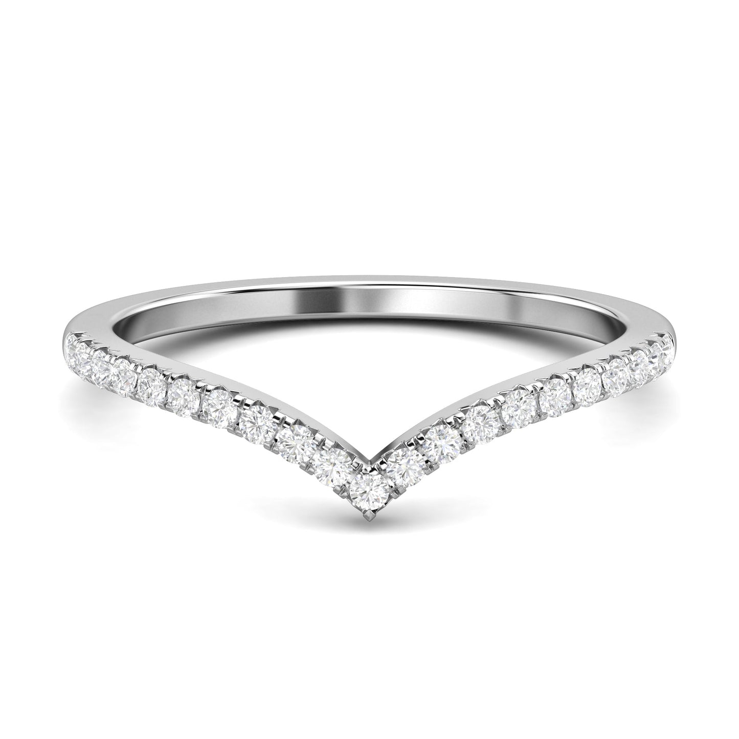 Otto-0.20 CTW Round Curved Wedding Band