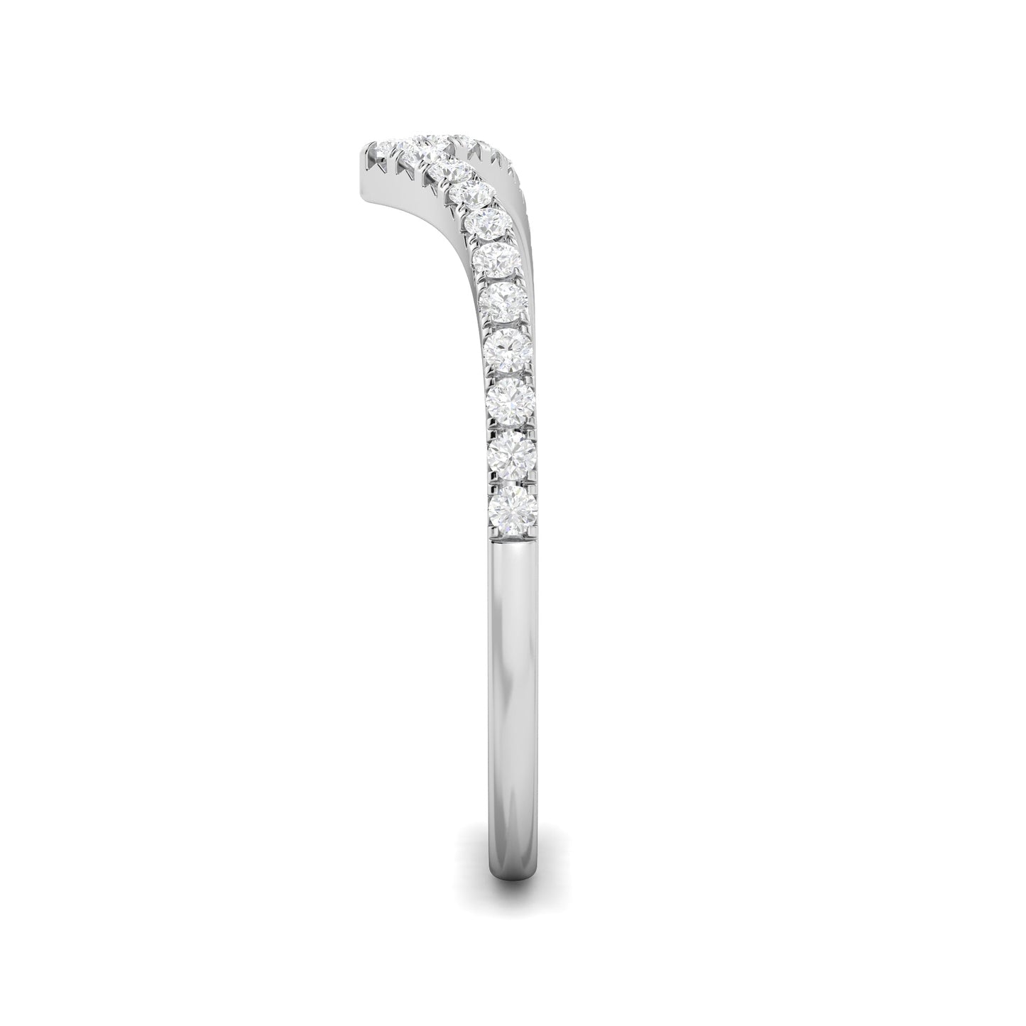 Otto-0.20 CTW Round Curved Wedding Band