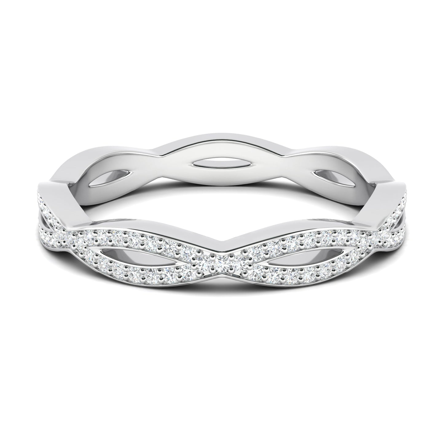 Andy-0.30 CTW Round Twisted Wedding Band