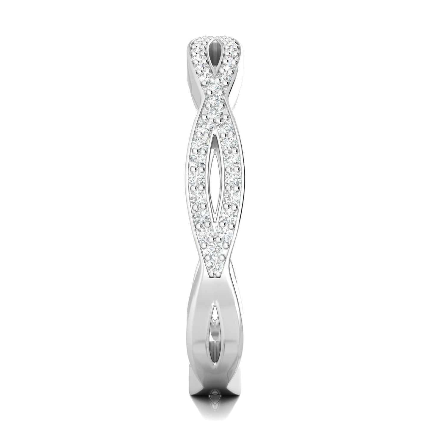 Andy-0.30 CTW Round Twisted Wedding Band