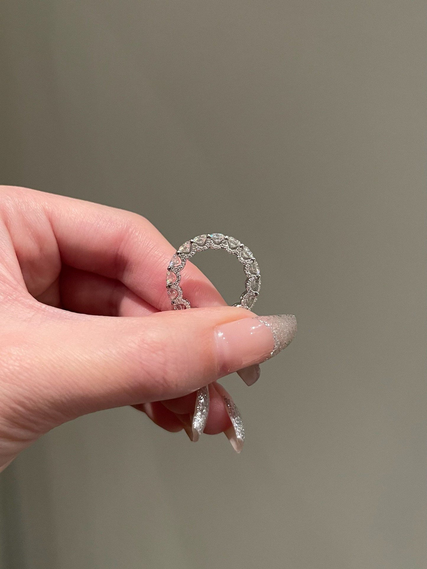 Yvonne-0.2 CTW Round Eternity Wedding Band