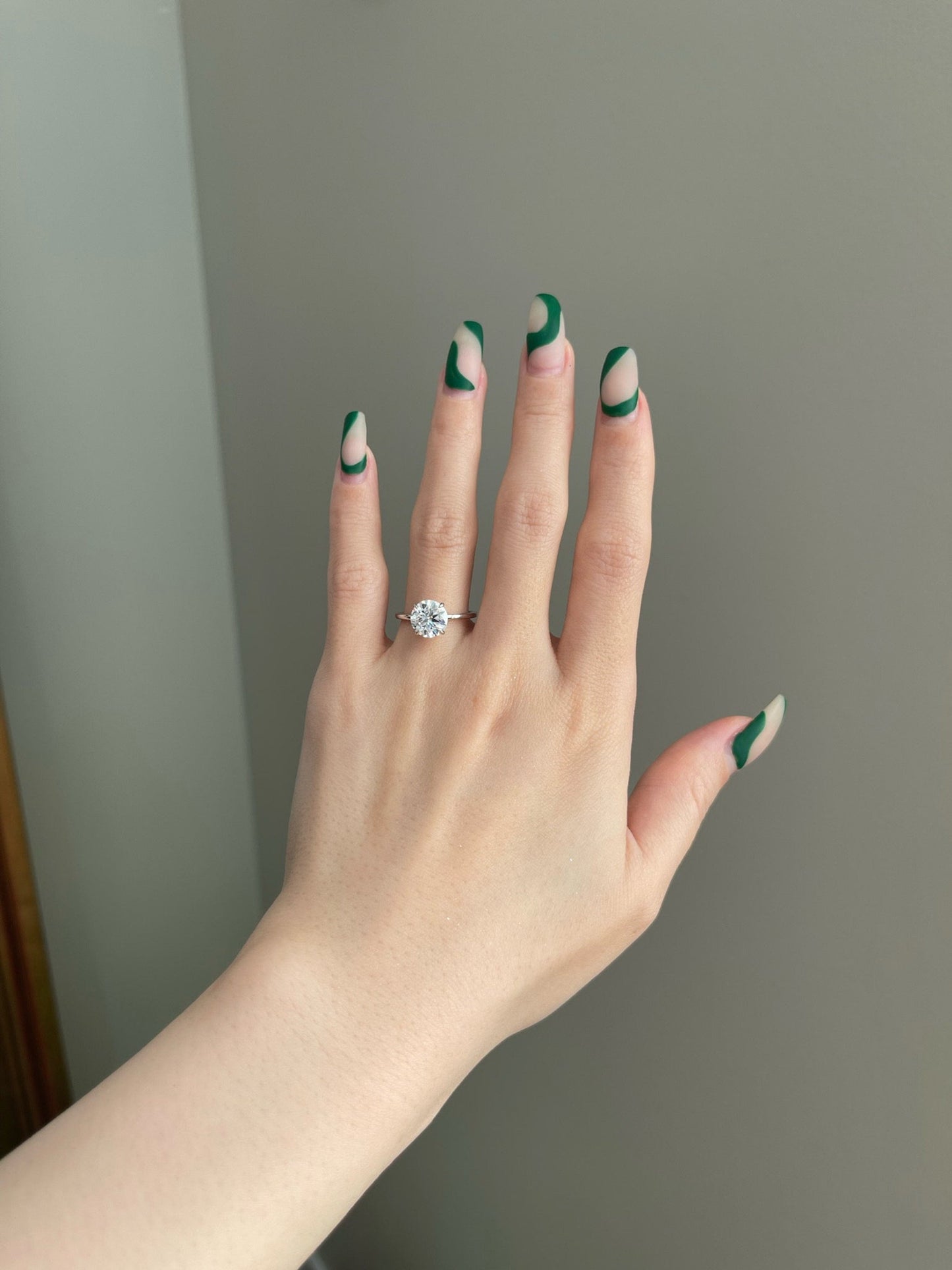 Kevin- 2.0 CT Round Hidden Halo Moissanite Ring