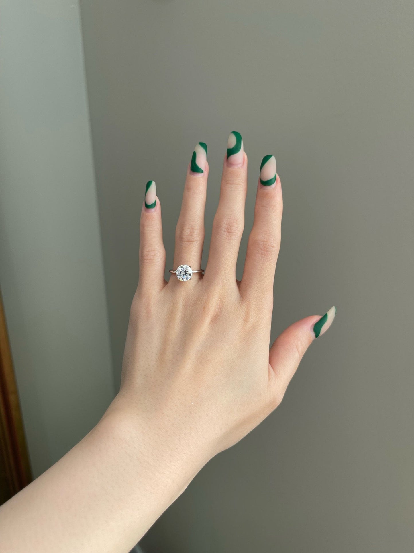 Kevin- 2.0 CT Round Hidden Halo Moissanite Ring