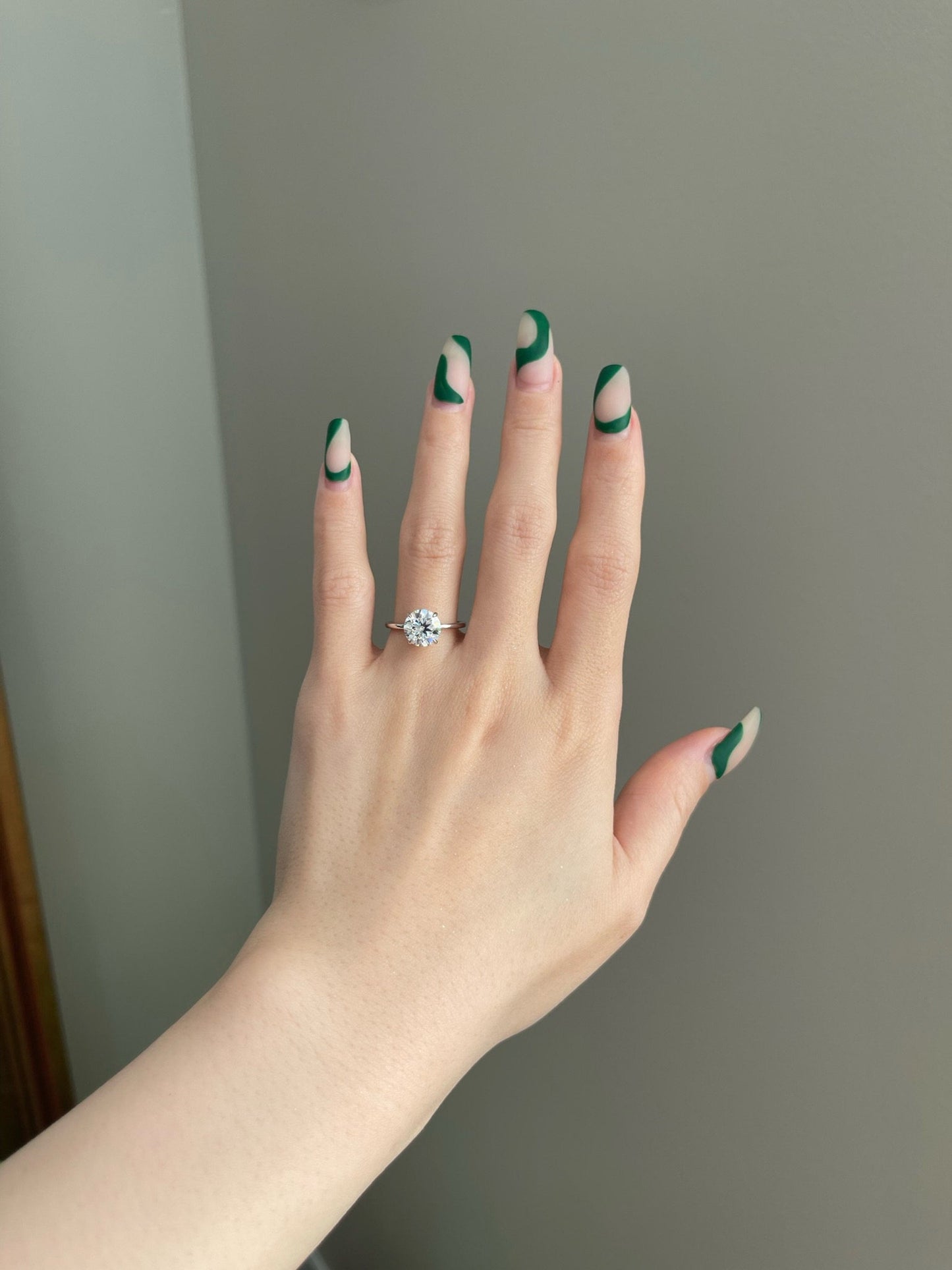 Kevin- 2.0 CT Round Hidden Halo Moissanite Ring