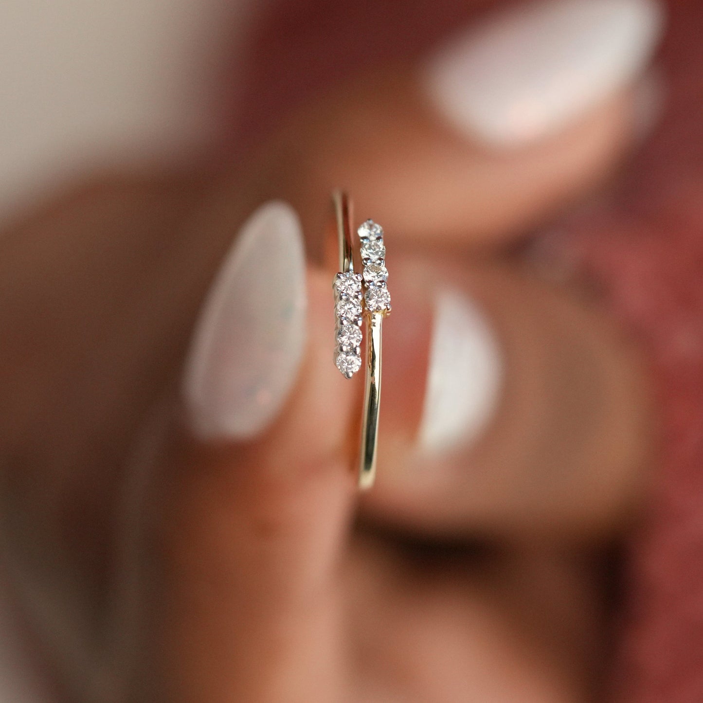 Gage-0.12 CTW Round Open Wedding Band