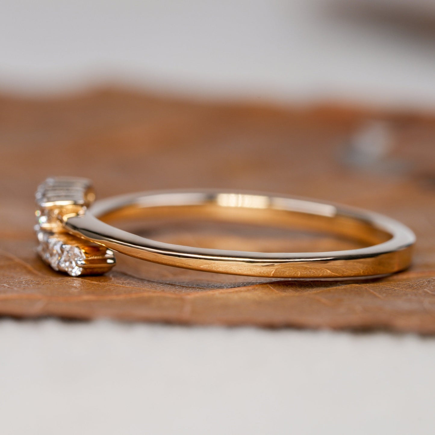 Gage-0.12 CTW Round Open Wedding Band