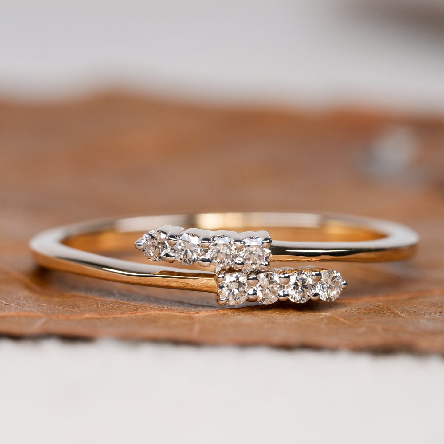 Gage-0.12 CTW Round Open Wedding Band