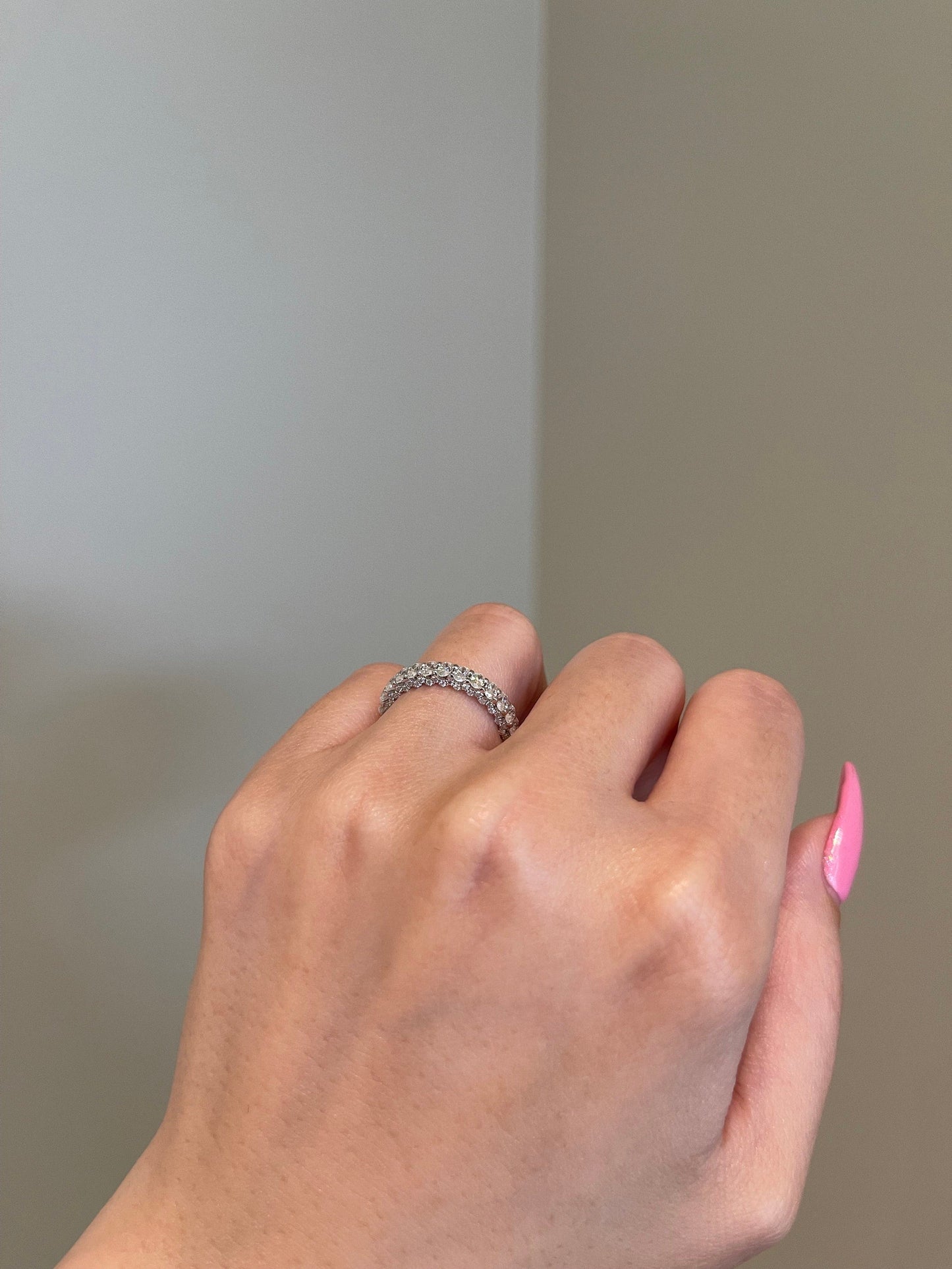 Marco-0.15 CTW Oval Full Eternity Wedding Band