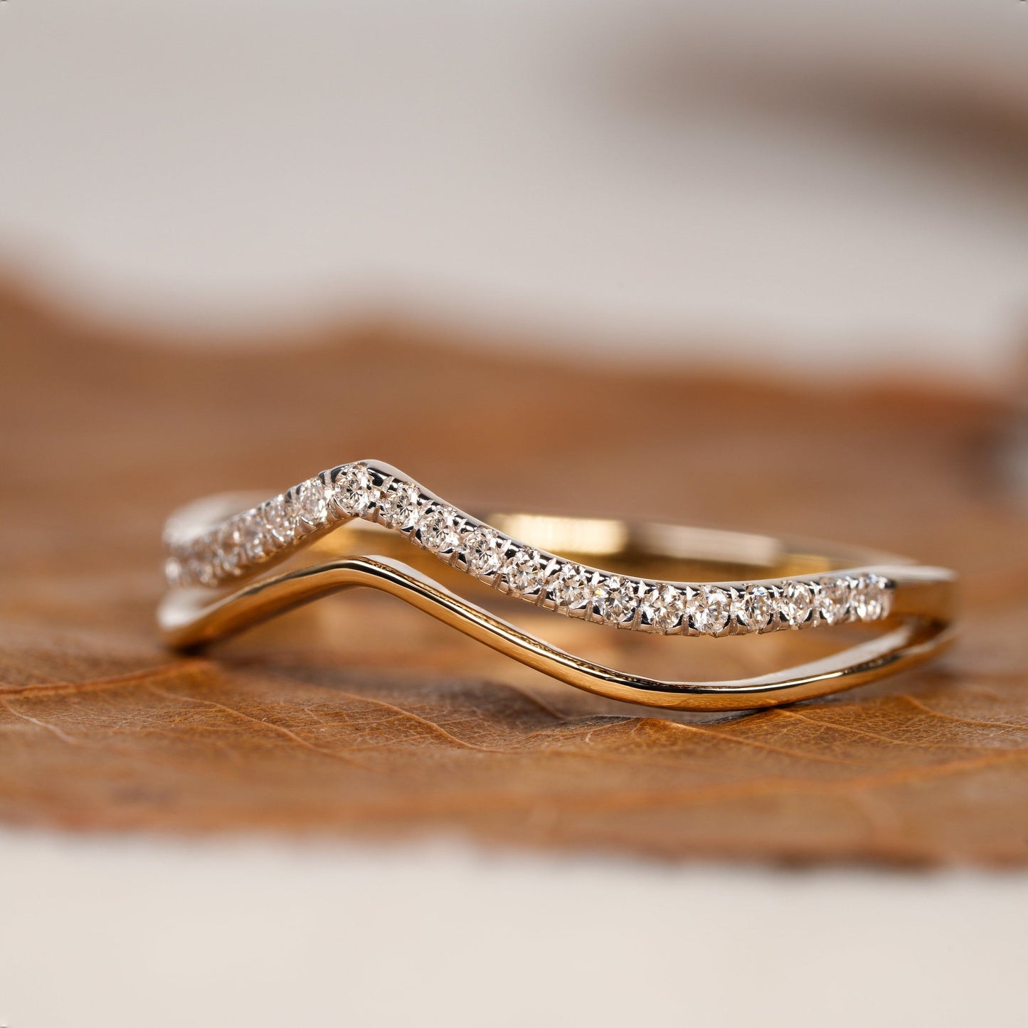 Miles-0.13 CTW Round Curved Wedding Band