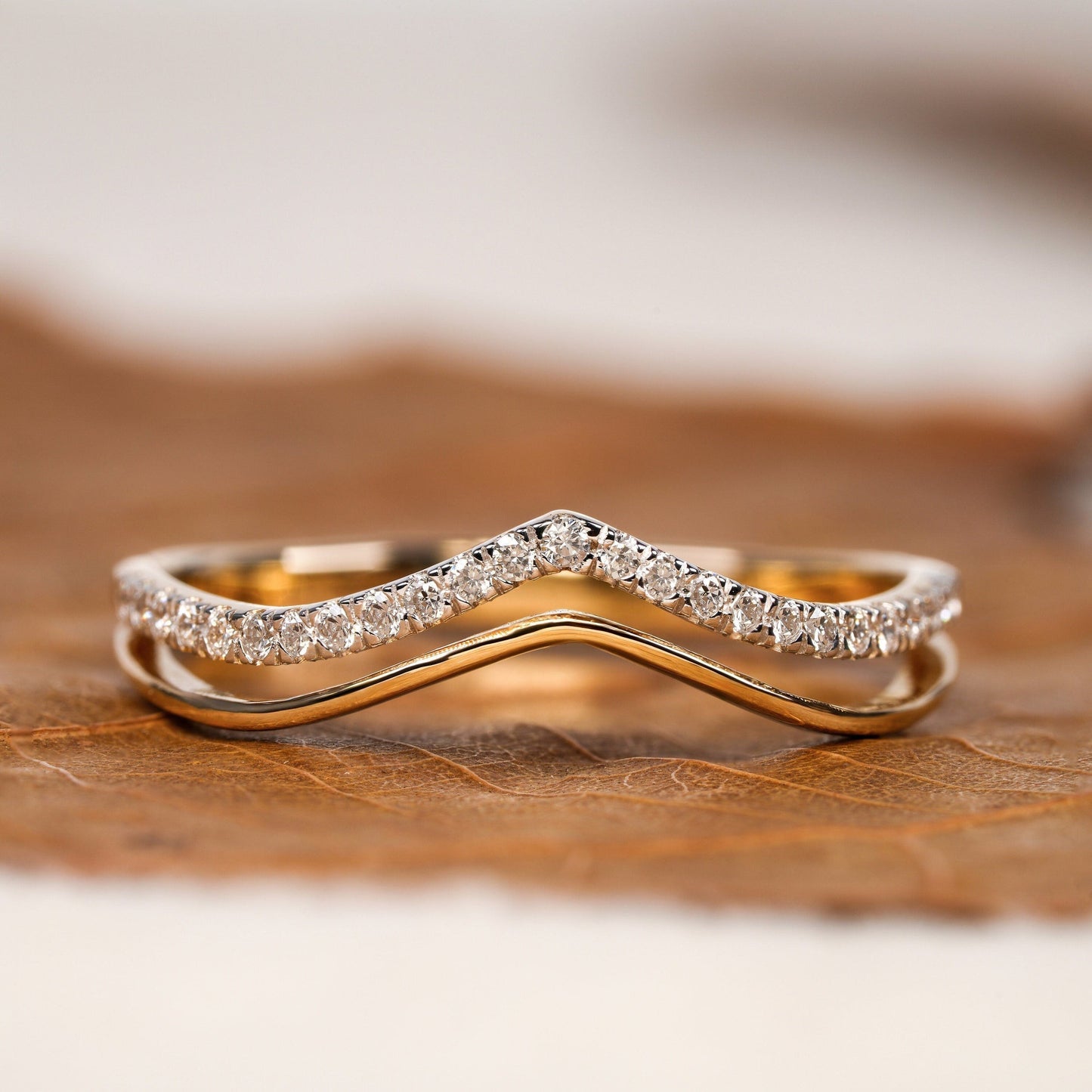 Miles-0.13 CTW Round Curved Wedding Band