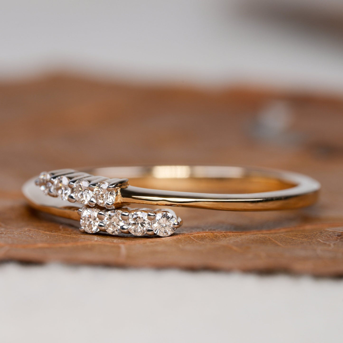 Gage-0.12 CTW Round Open Wedding Band