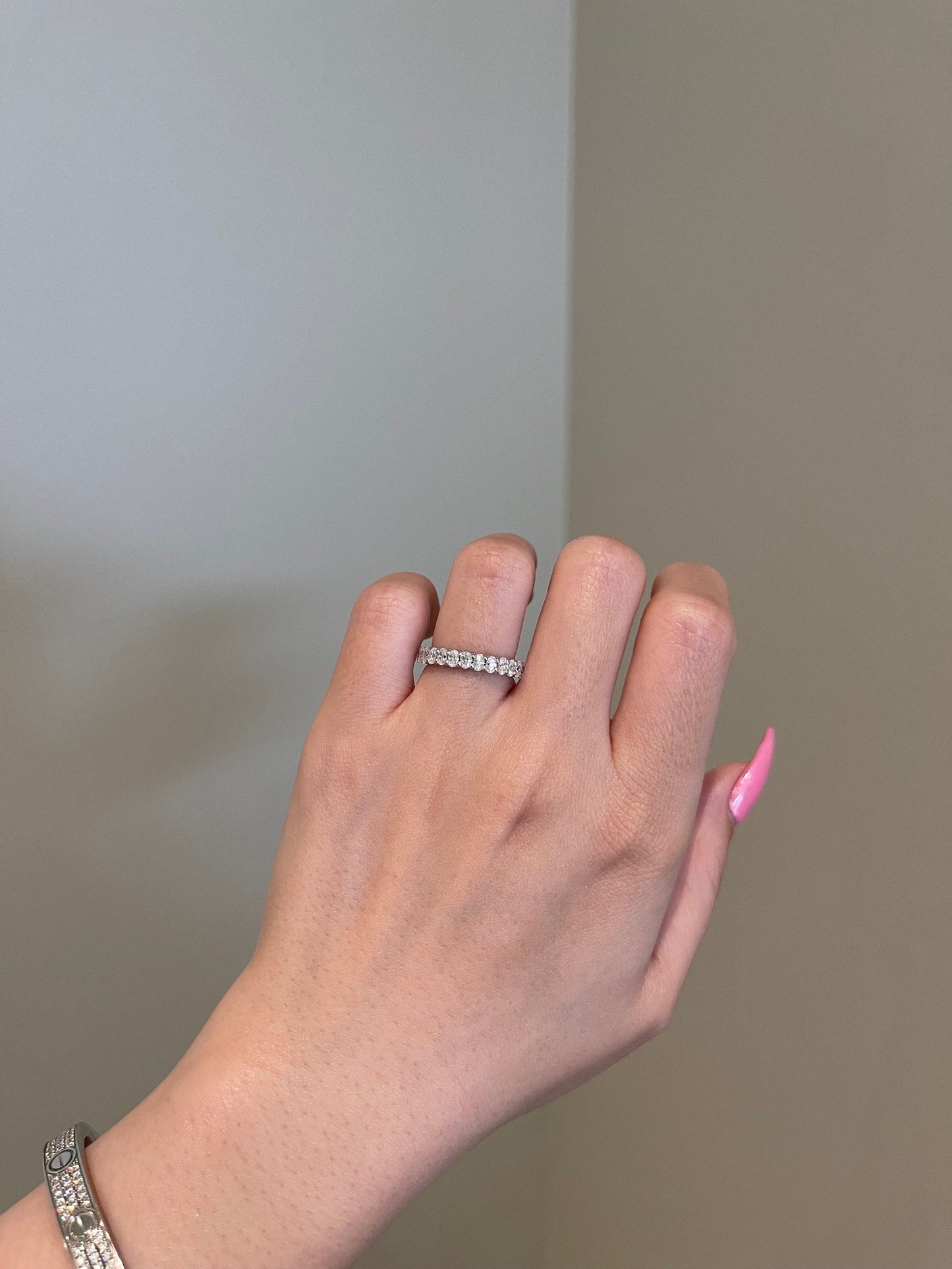 Marco-0.15 CTW Oval Full Eternity Wedding Band