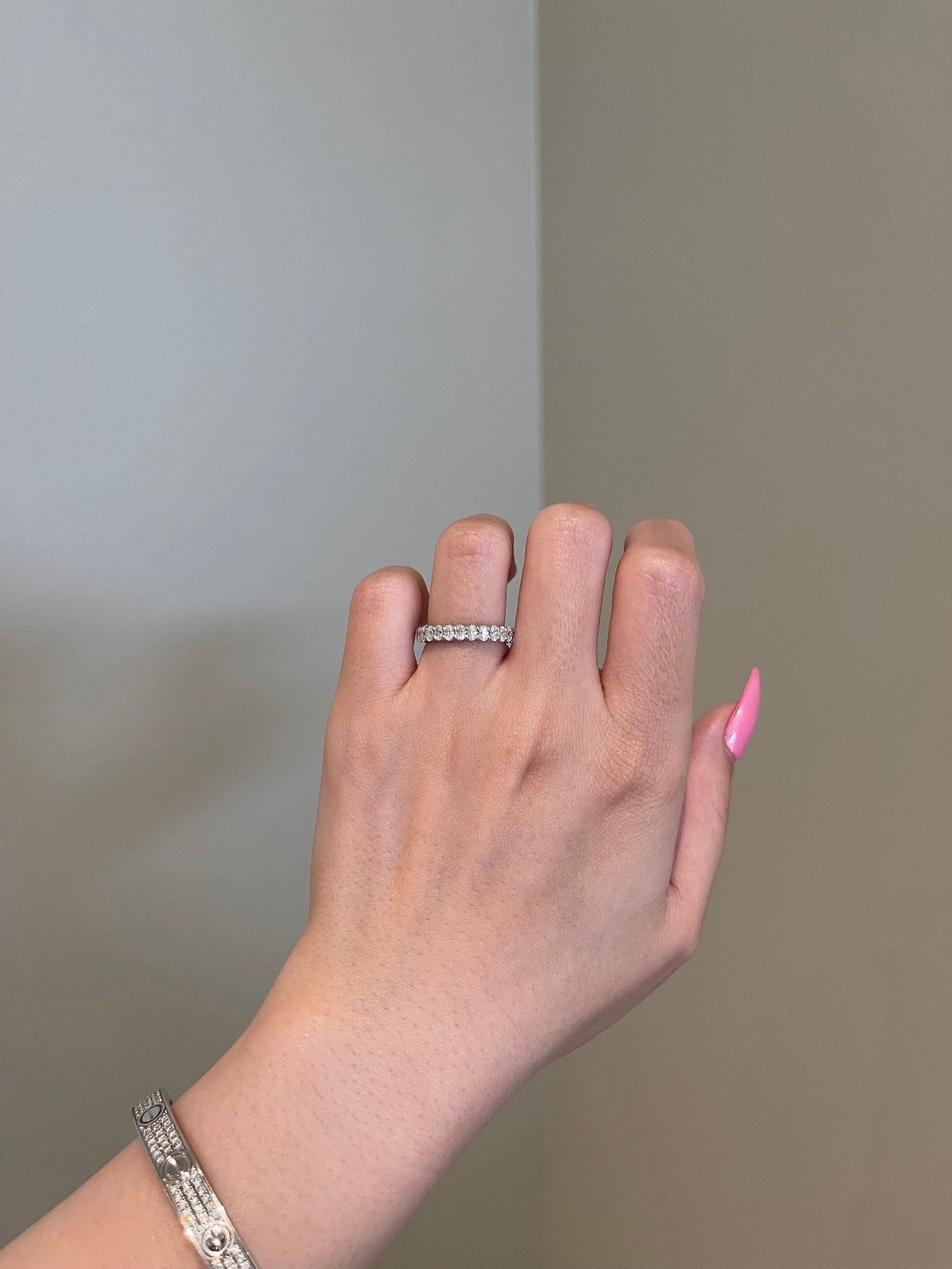 Marco-0.15 CTW Oval Full Eternity Wedding Band