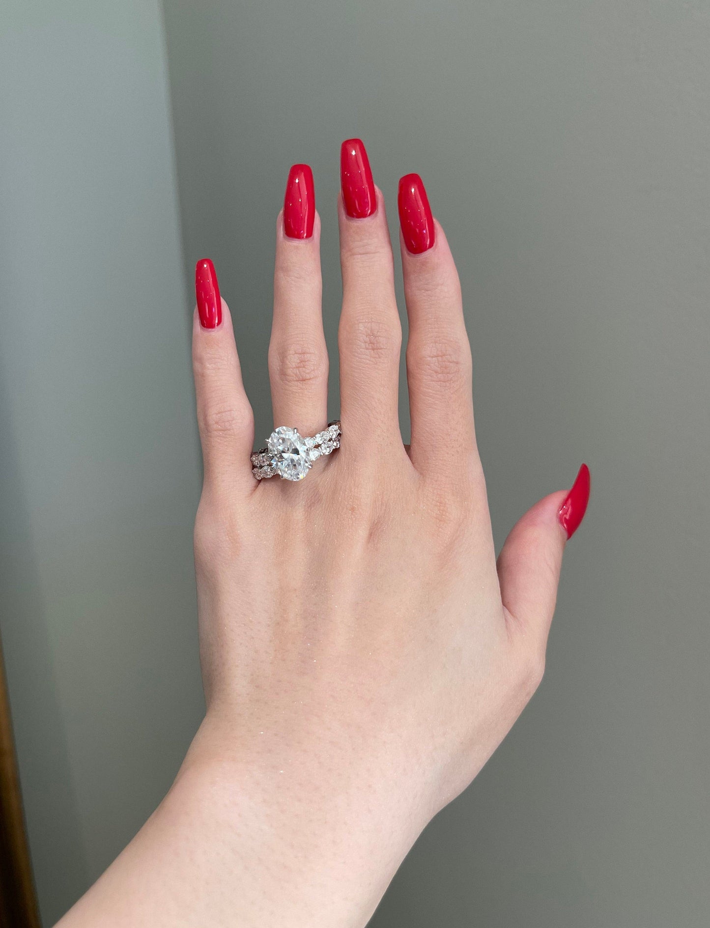 Aaron-0.25 CTW Oval Full Eternity Wedding Band