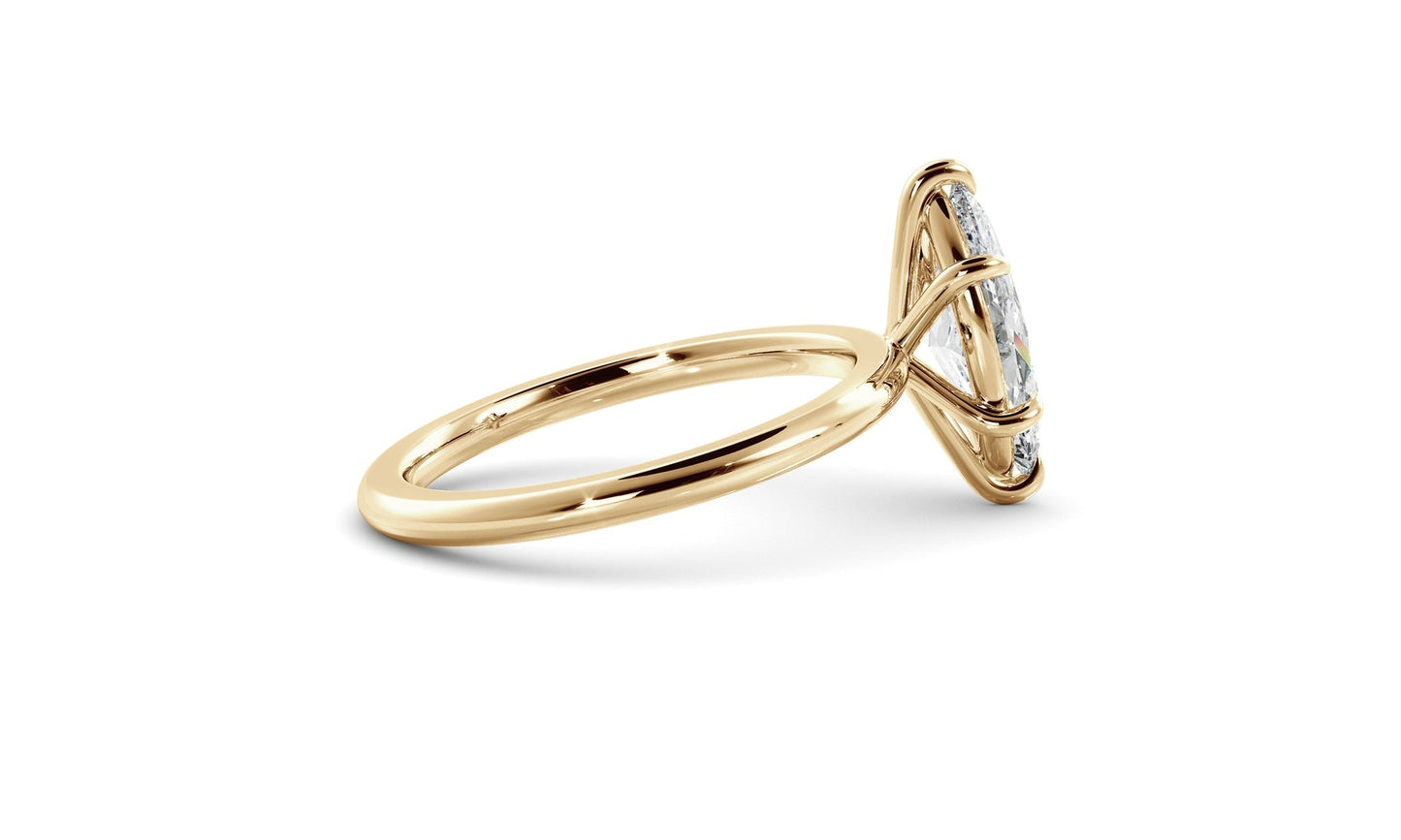 Kathryn- 1.50 CT Marquise Solitaire Moissanite Ring