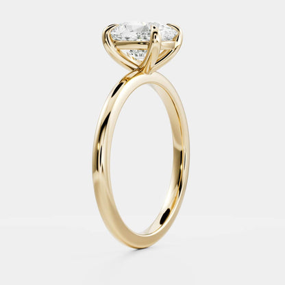 Adam- 1.50 CT Cushion Solitaire Moissanite Ring
