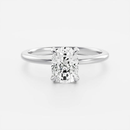 Adam- 1.50 CT Cushion Solitaire Moissanite Ring