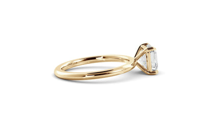Kathy- 1.20 CT Asscher Solitaire Moissanite Ring