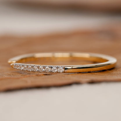 Isaiah-0.1 CTW Round Open Wedding Band