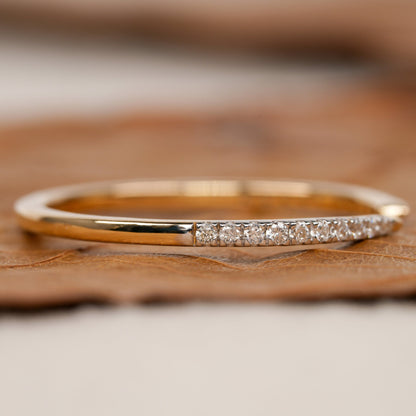 Isaiah-0.1 CTW Round Open Wedding Band