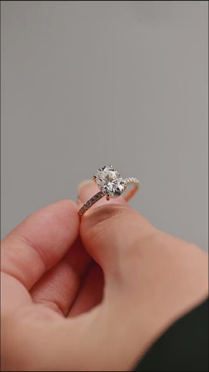 1.5 CT Marquise Cut Three Stone Moissanite Engagement Ring